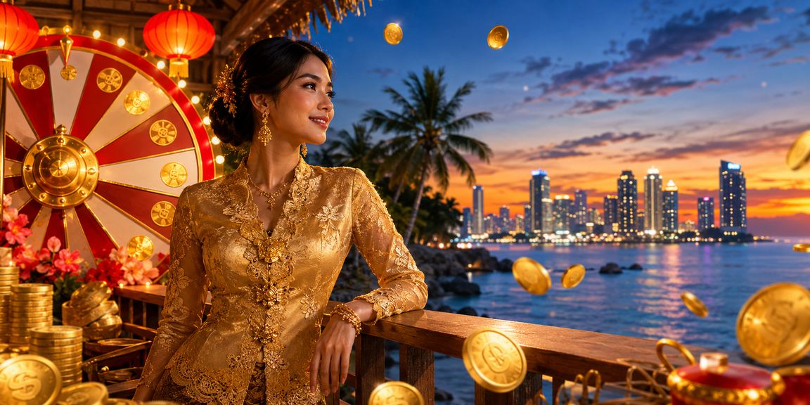 Paparan permainan roulette dalam suasana budaya Melayu di oyen333